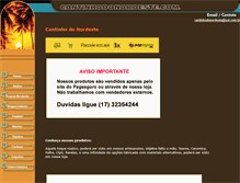 Tablet Screenshot of cantinhodonordeste.com